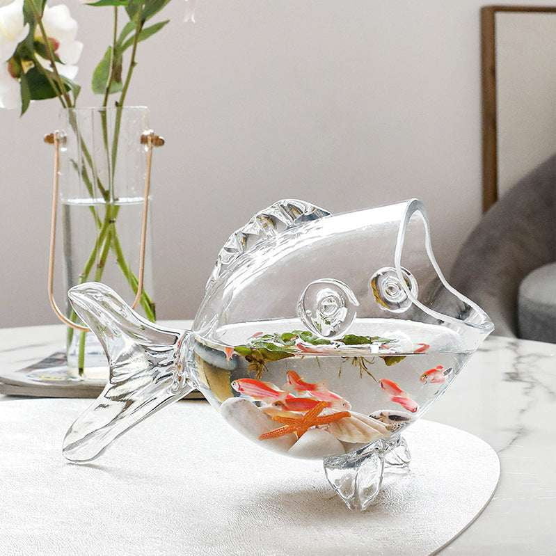 Glass Fish Ornaments, Home Aesthetic Enhancers, Hydroponic Decor Accents - available at Sparq Mart