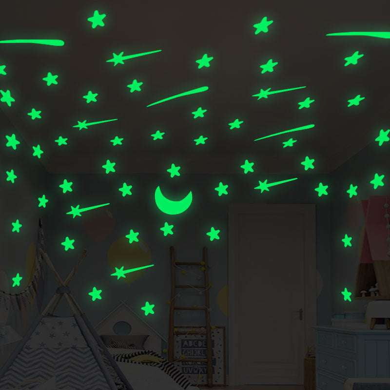 Glowing Ceiling Stars, Luminous Wall Decals, Night Sky Stickers - available at Sparq Mart