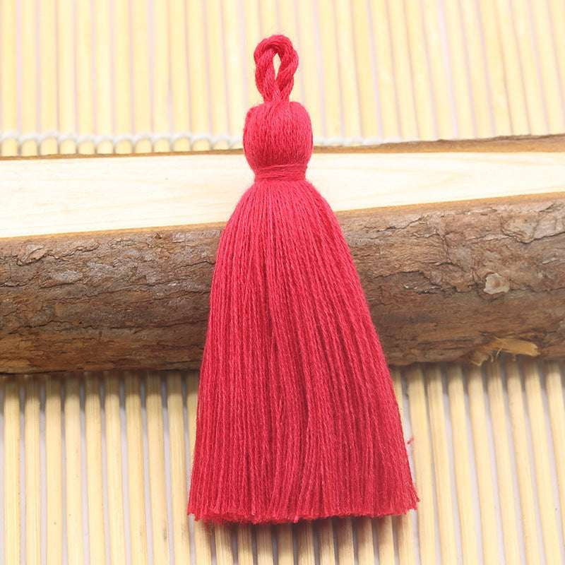 DIY Custom Tassel, Handmade Cotton Tassel, Small Tassel Accessories - available at Sparq Mart