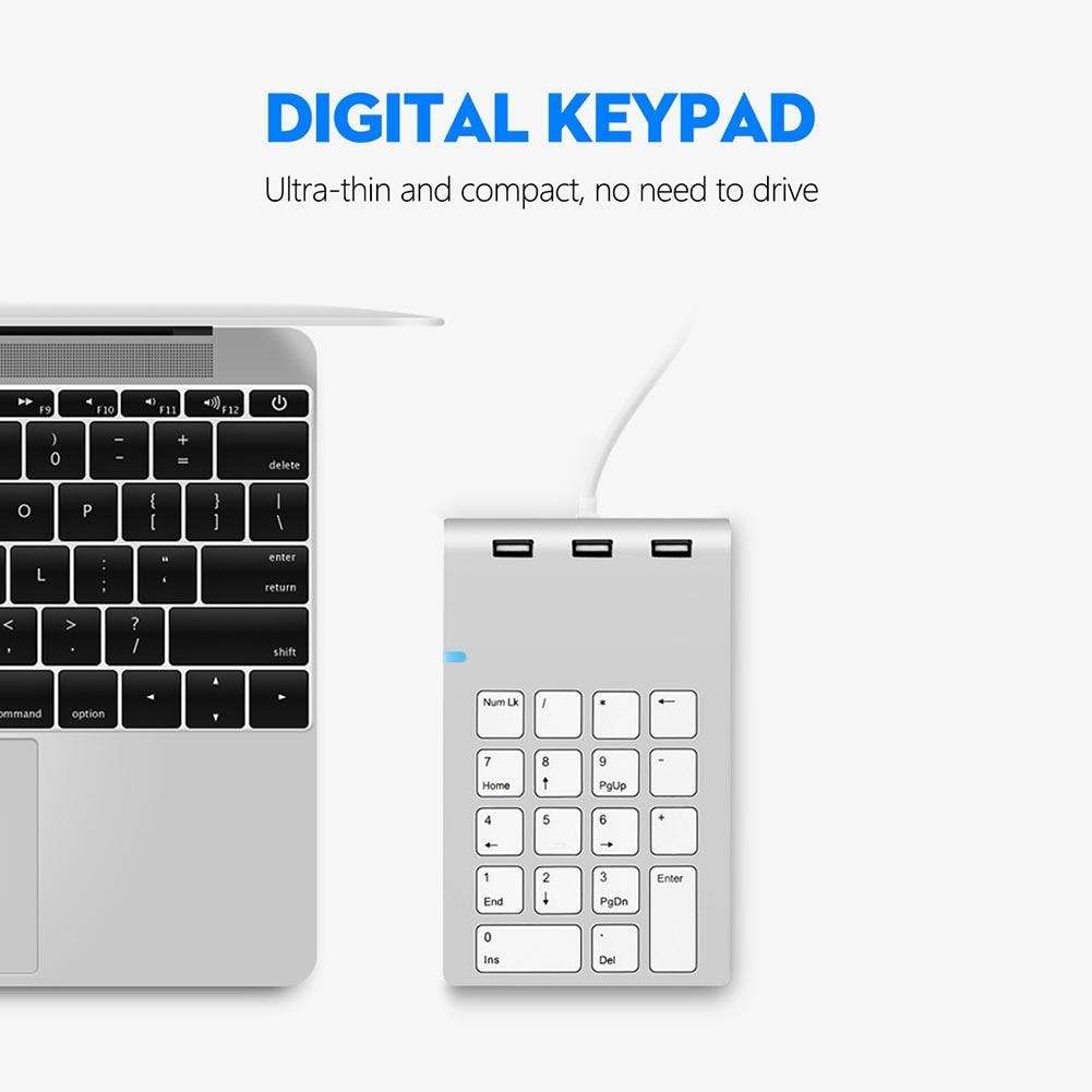 digital numeric keypad, HUB2 style, USB wired keypad - available at Sparq Mart