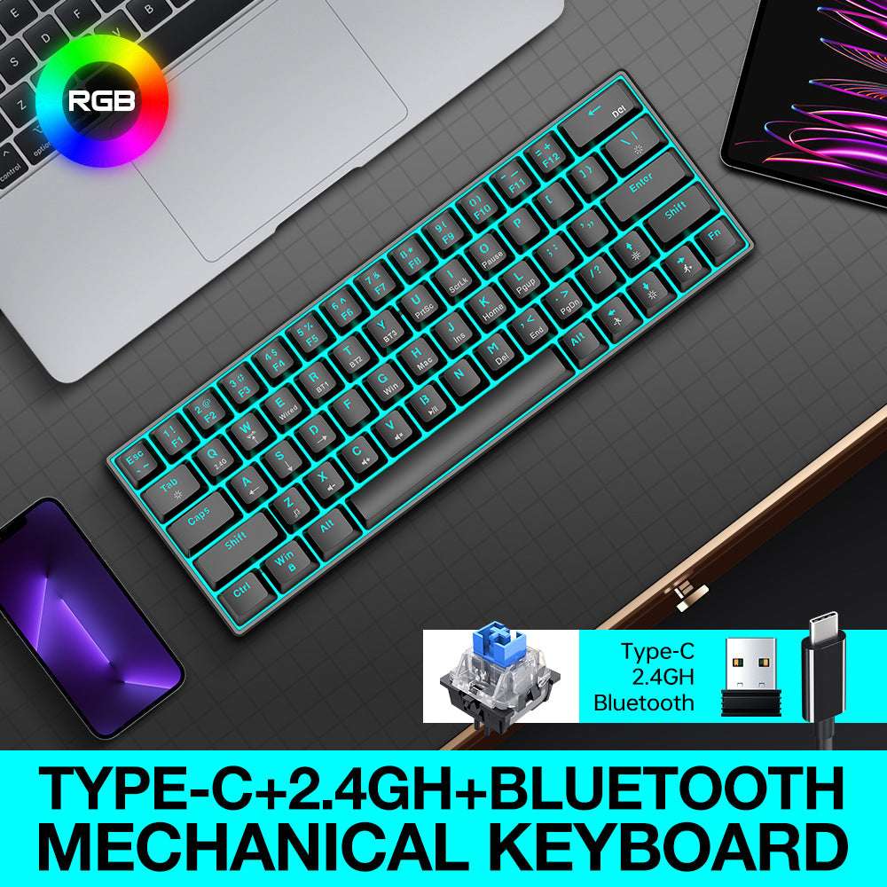 Bluetooth Keyboard, High-performance Keyboard, Wireless Mechanical Keyboard - available at Sparq Mart