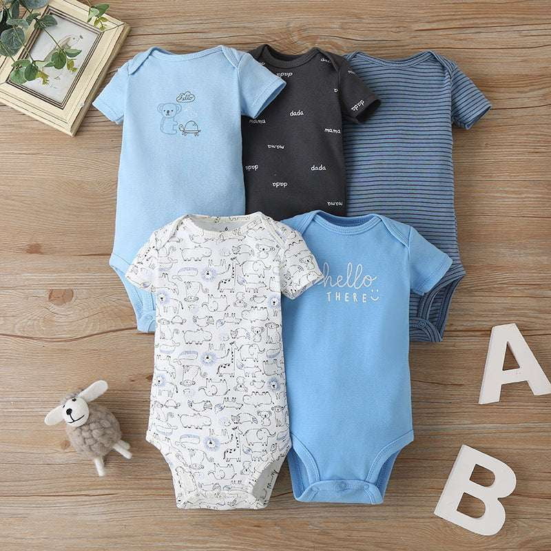 baby onesies set, comfortable baby outfit, infant bodysuit pack - available at Sparq Mart