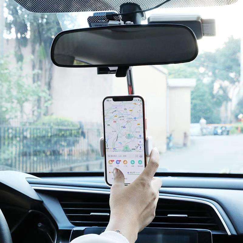 Car Phone Holder, High-Quality Holder, Rearview Mirror Holder - available at Sparq Mart