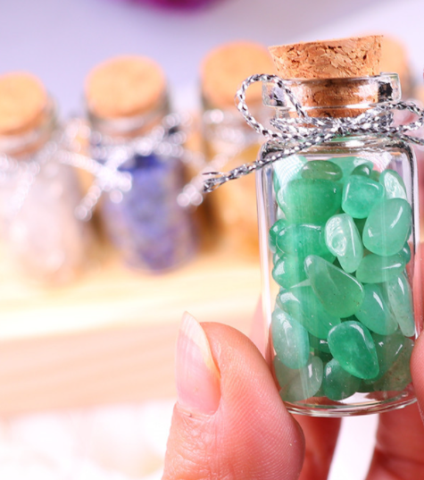 Colorful Crystal Bow, Crystal Gravel Bottle, Natural Crystal Bottle - available at Sparq Mart