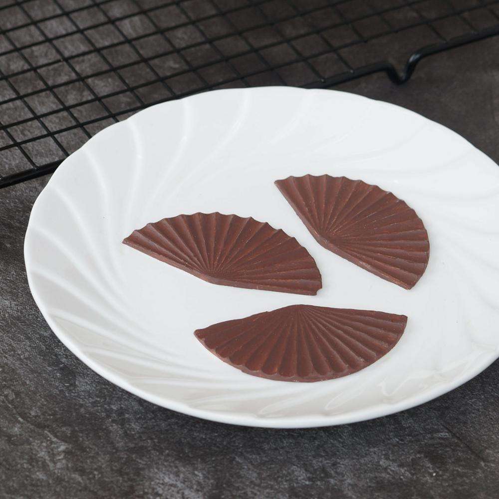 Cake Mold, Fan-shaped Mold, White Mold - available at Sparq Mart