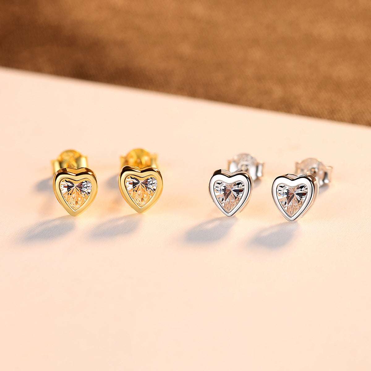 Korean Style Women's Earrings, Silver Grade 3A Earrings, Wholesale Zircon Earrings - available at Sparq Mart