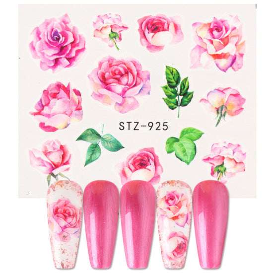 Butterfly, Nail Stickers, Rose Flowers - available at Sparq Mart