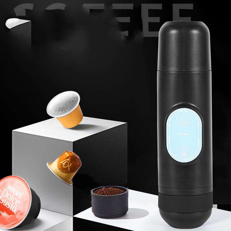 Home Coffee Brewer, Portable Coffee Machine, Rechargeable Coffee Maker - available at Sparq Mart