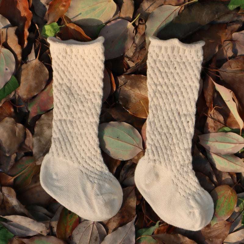 Heavy Work Knot Stockings, Hollow Loose Mouth Socks, Spanish Mesh Socks - available at Sparq Mart