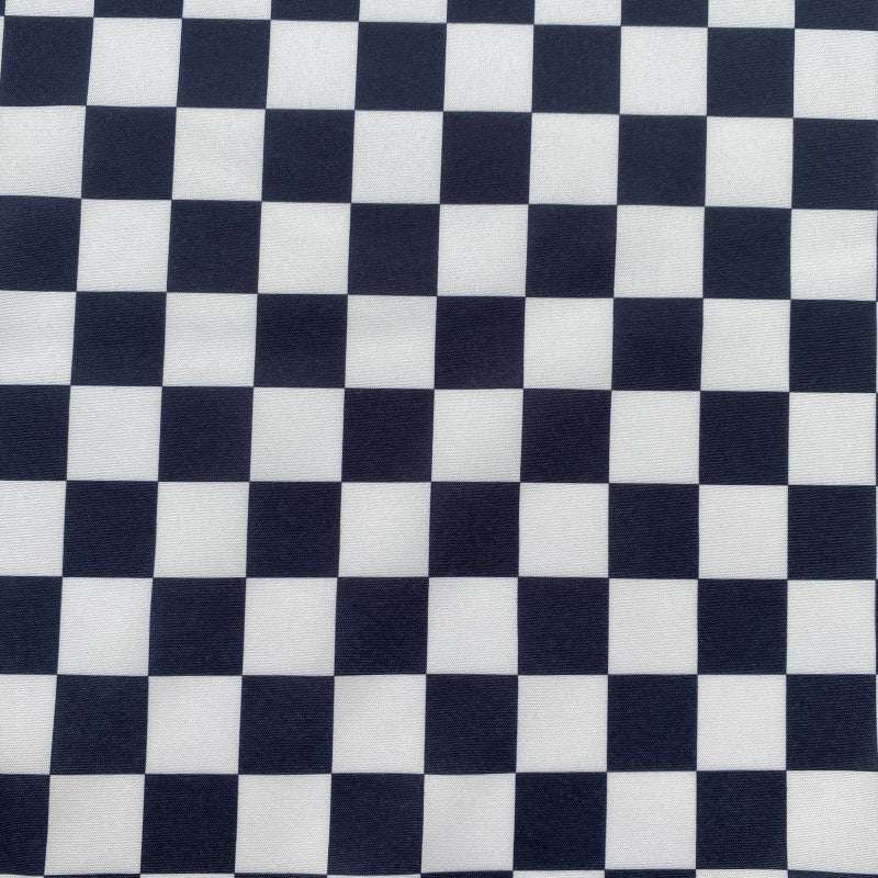 four-way stretch fabric, printed dress fabric, wholesale checkerboard fabric - available at Sparq Mart