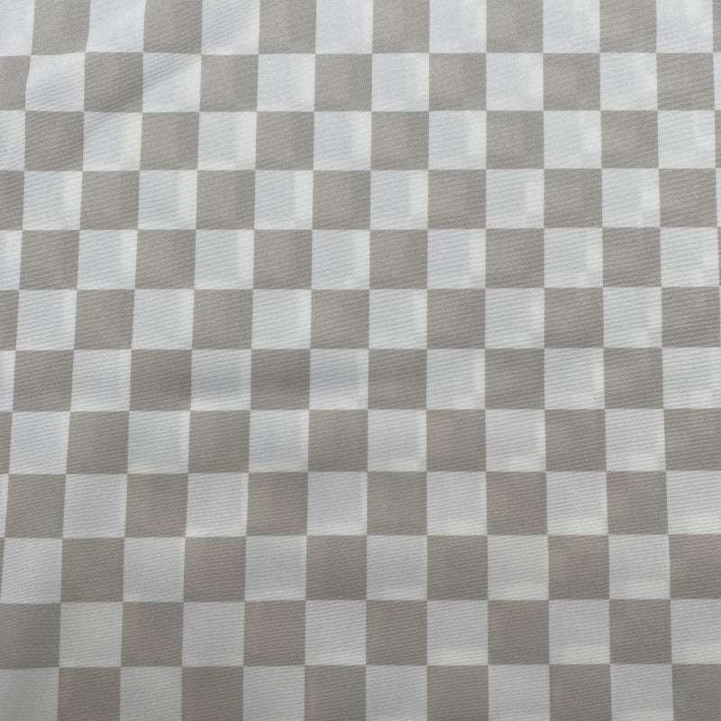 four-way stretch fabric, printed dress fabric, wholesale checkerboard fabric - available at Sparq Mart