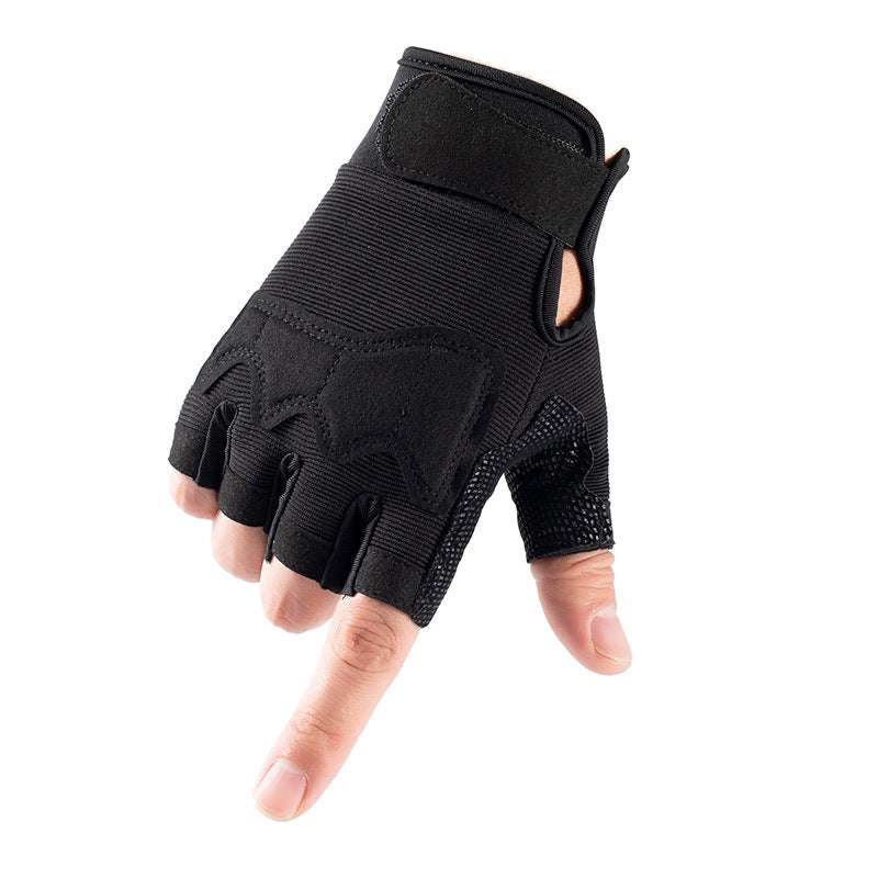 Durable Tactical Gloves, Multifunctional Half Finger Gloves - available at Sparq Mart