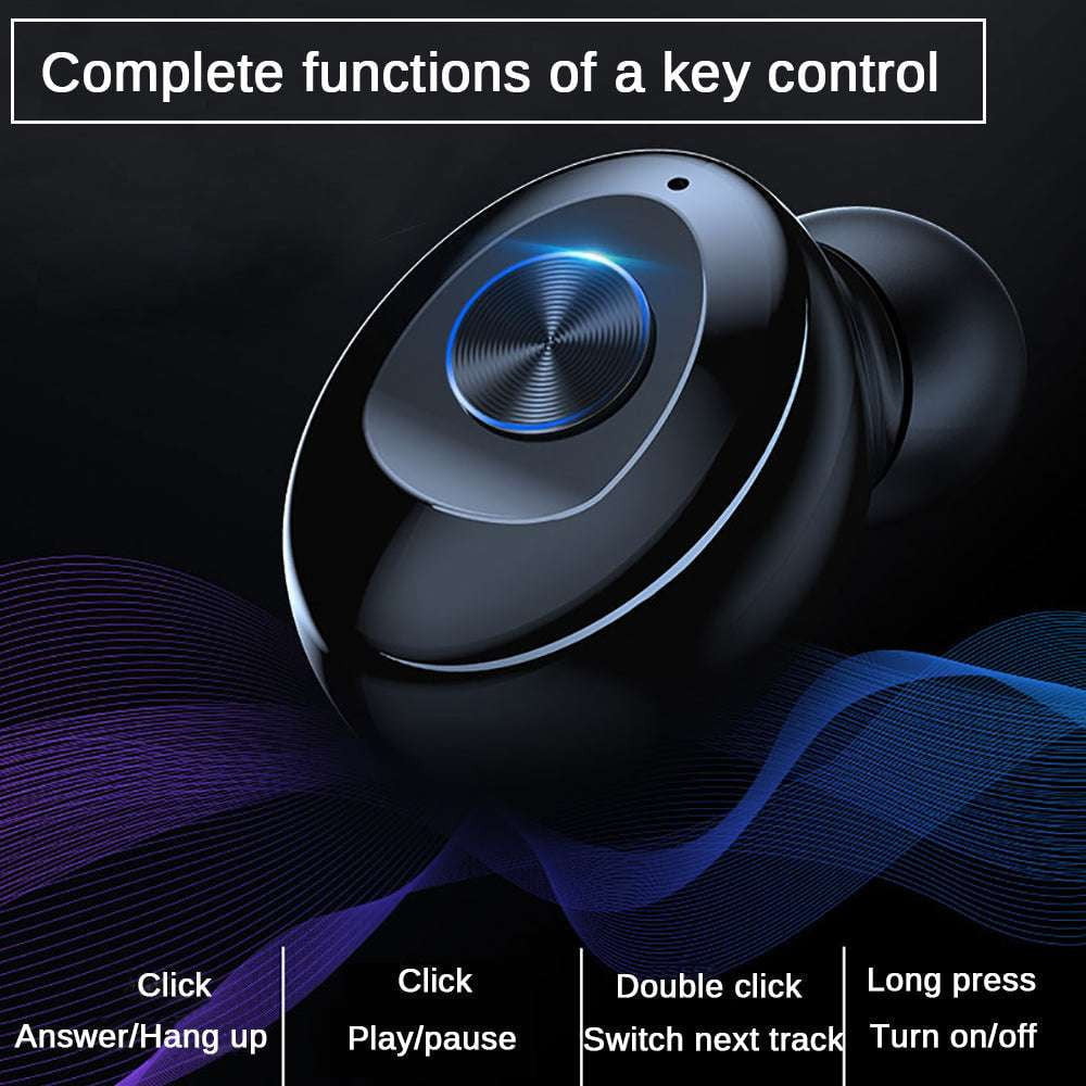 Bluetooth Headset, Headset with Microphone, Wireless Headphones - available at Sparq Mart