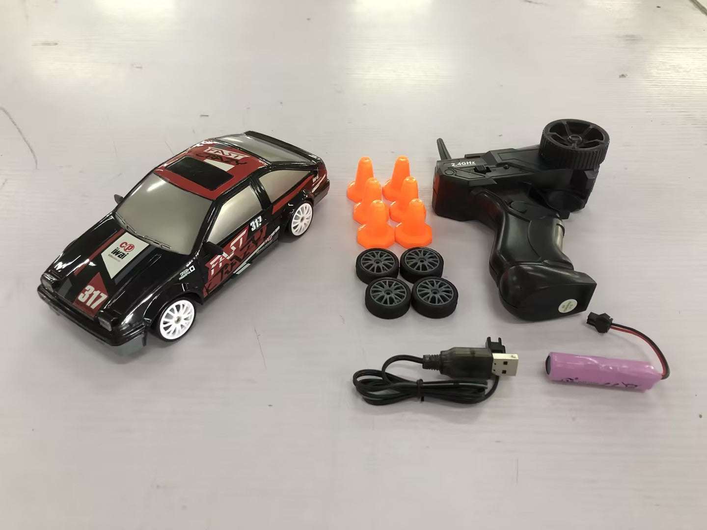 2.4G RC drift car, AE86 RC car, remote control GTR - available at Sparq Mart