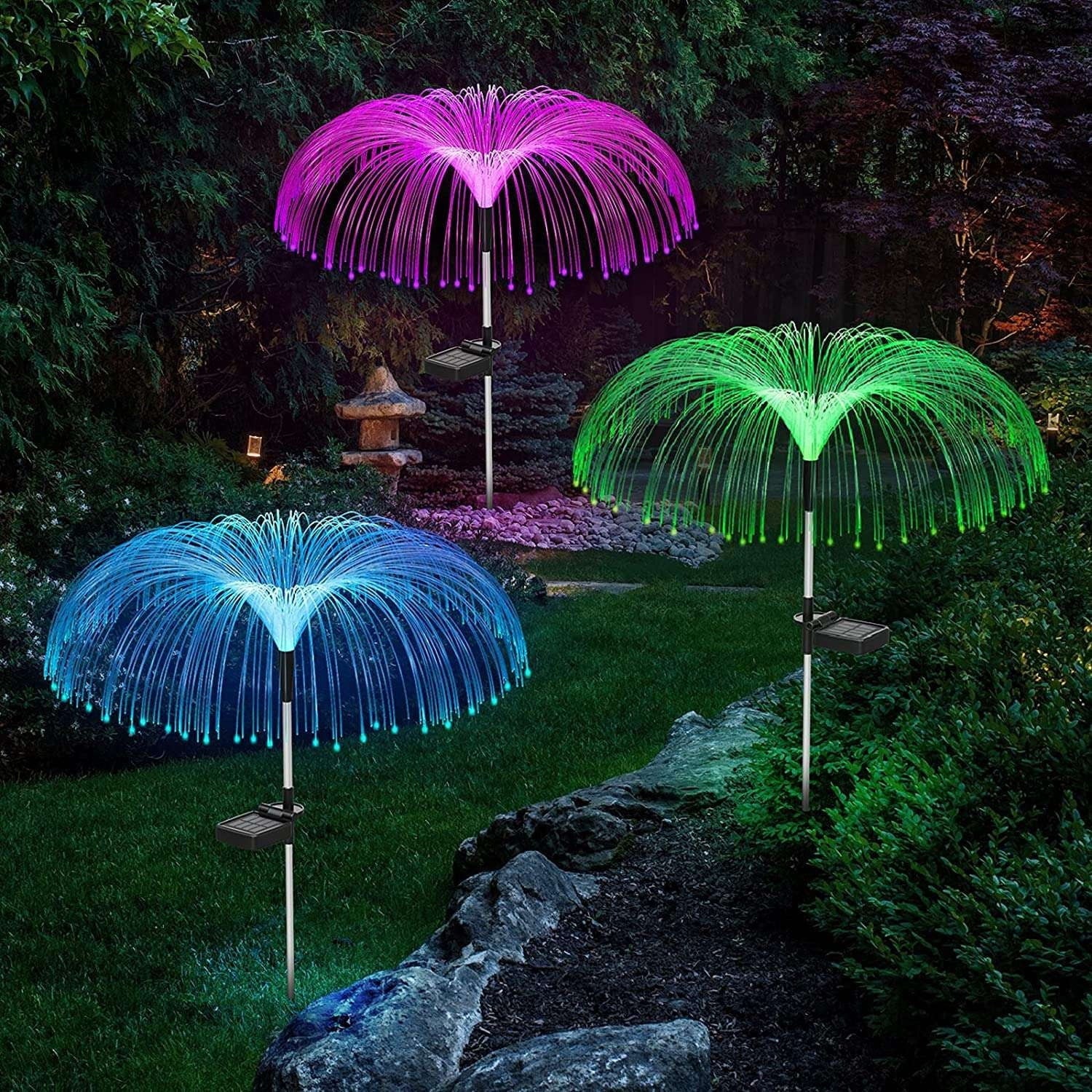 Luminous garden lights, Outdoor decorative lights, Plug-in lawn lights - available at Sparq Mart