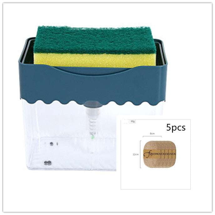 detergent box, soap dispenser, sponge caddy - available at Sparq Mart