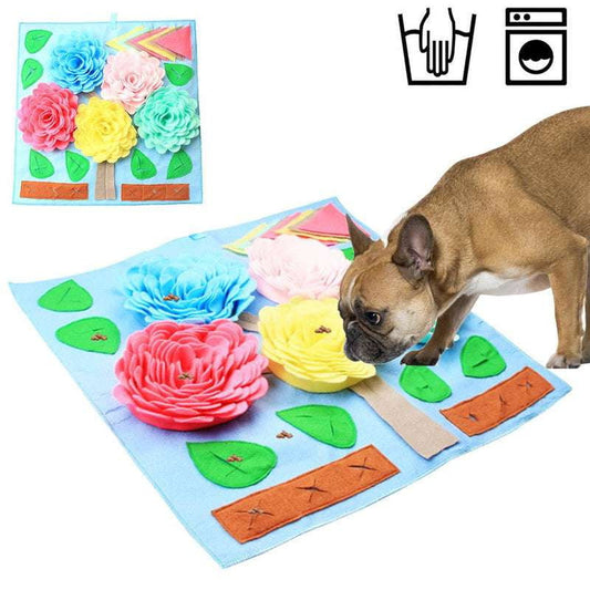 Dog Sniffing Training Mat, Interactive Puzzle Dog Toy, Pet Mentally Stimulating Games - available at Sparq Mart