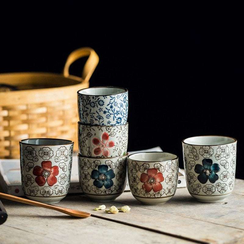 buy tea cup with thread, Japanese style cup sale, Japanese tea cup thread - available at Sparq Mart