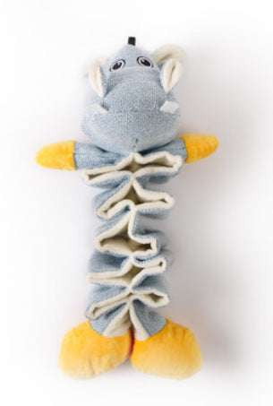 Hippo Soft Animal Toy, Kangaroo Cotton Pet Toy, Koala Linen Dog Plaything - available at Sparq Mart