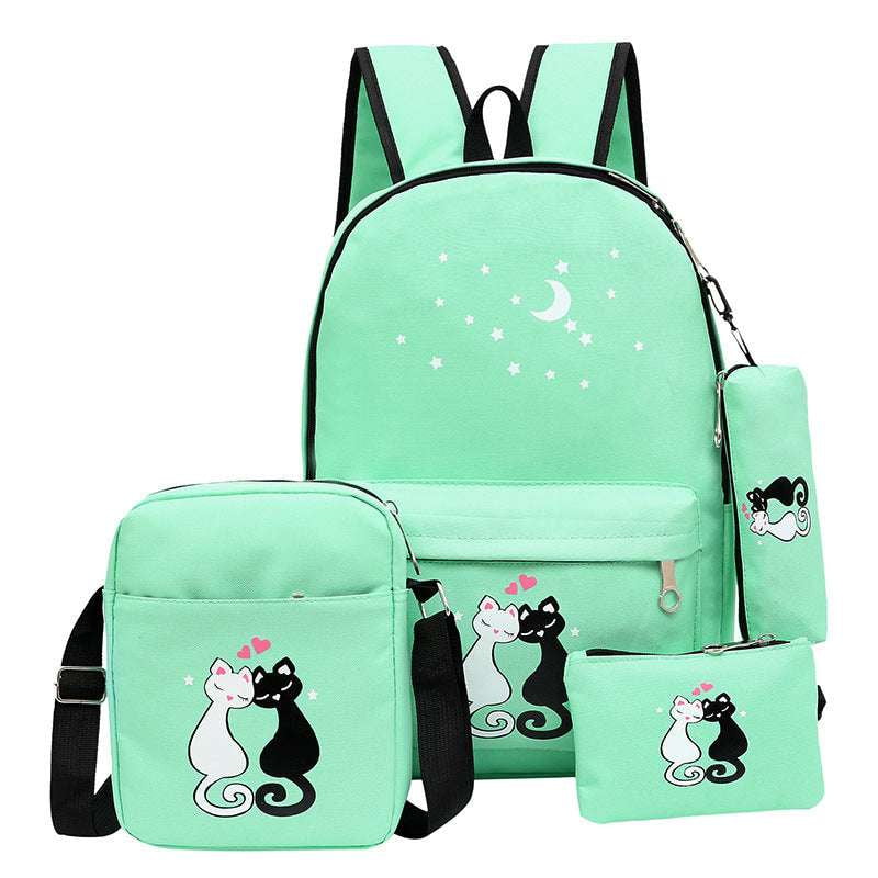 Cute Animal Backpack, Durable School Bag, Kids Canvas Backpack - available at Sparq Mart