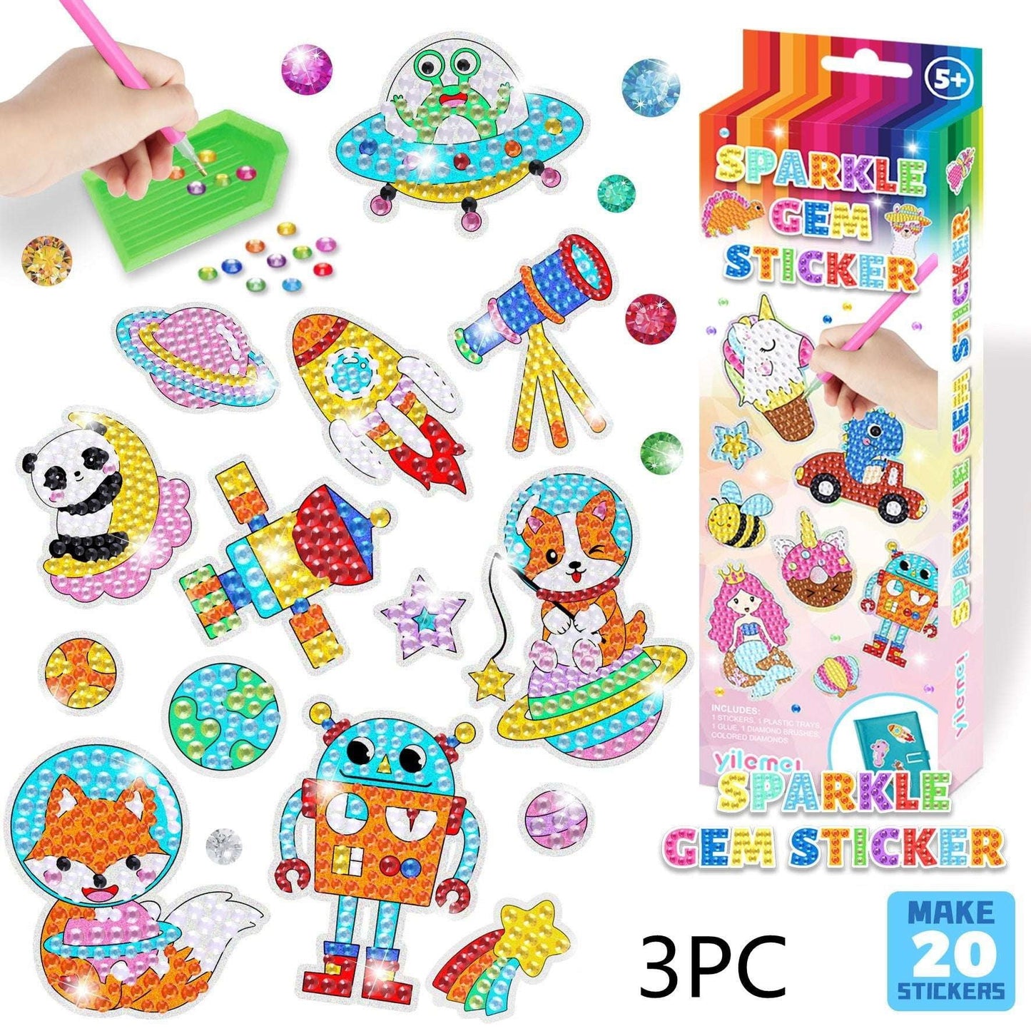 Children's Diamond Painting, Creative Kids Activity, DIY Craft Kit - available at Sparq Mart