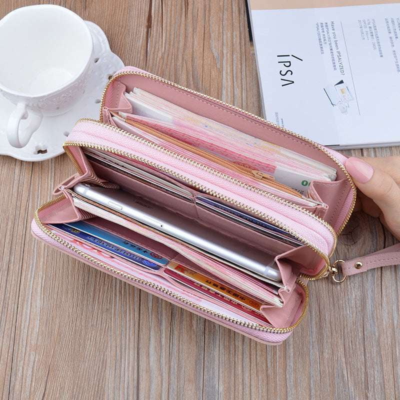 Ladies Zipper Wallet, Long Style Wallet, Stylish Handbag Online - available at Sparq Mart