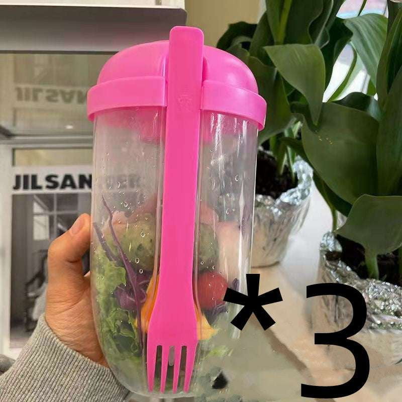 Leak-proof salad cup, modern minimalist cup, portable meal container - available at Sparq Mart