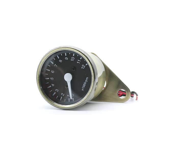 classic speed gauge, motorcycle LED tachometer, red copper tachometer - available at Sparq Mart