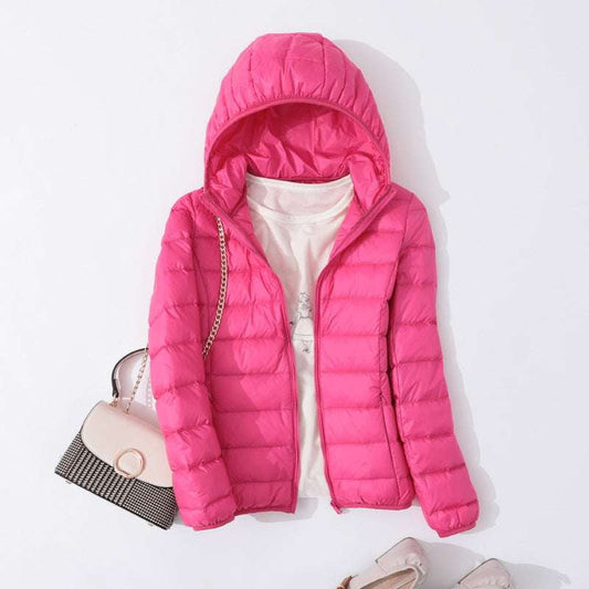 Insulated Winter Jackets, Slim Fit Down Jacket, Stylish Ladies Coats - available at Sparq Mart