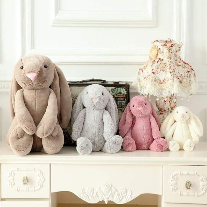 Long-eared Stuffed Animal, Rabbit Plush Toy, Soft Bunny Toy - available at Sparq Mart