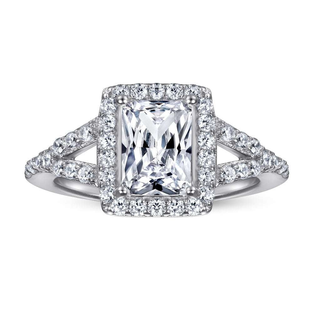 Affordable CZ Ring, Simulated Diamond Jewelry, Sparkling Diamond Ring - available at Sparq Mart