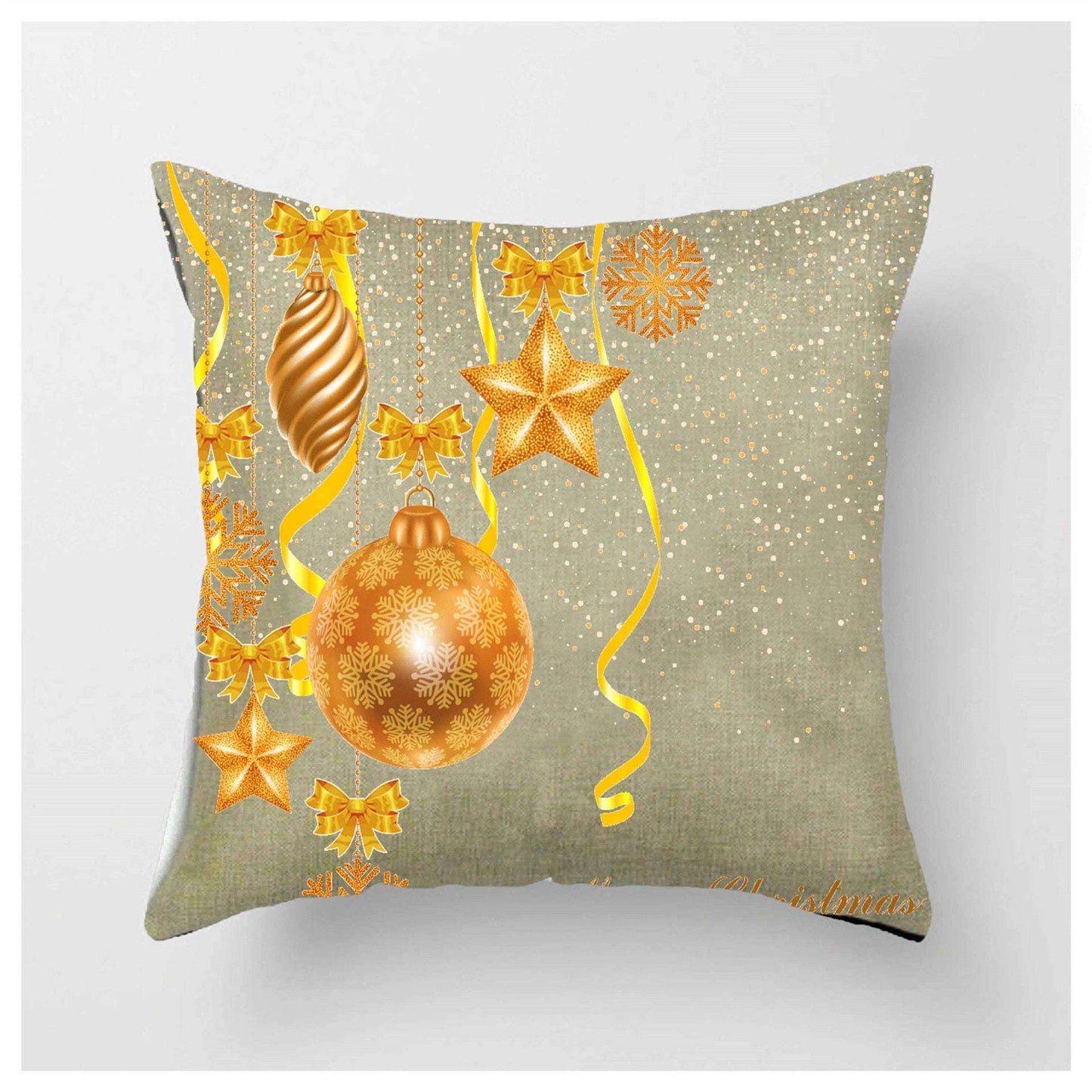 Christmas Ball Pillowcase, Festive Pillow Covers, Luxury Decorative Throw - available at Sparq Mart