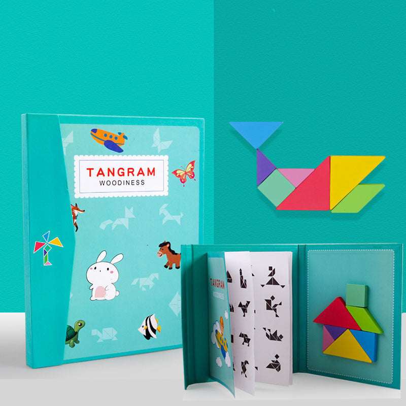 Creative Educational Toy, Kids, Magnetic Tangram Puzzle - available at Sparq Mart