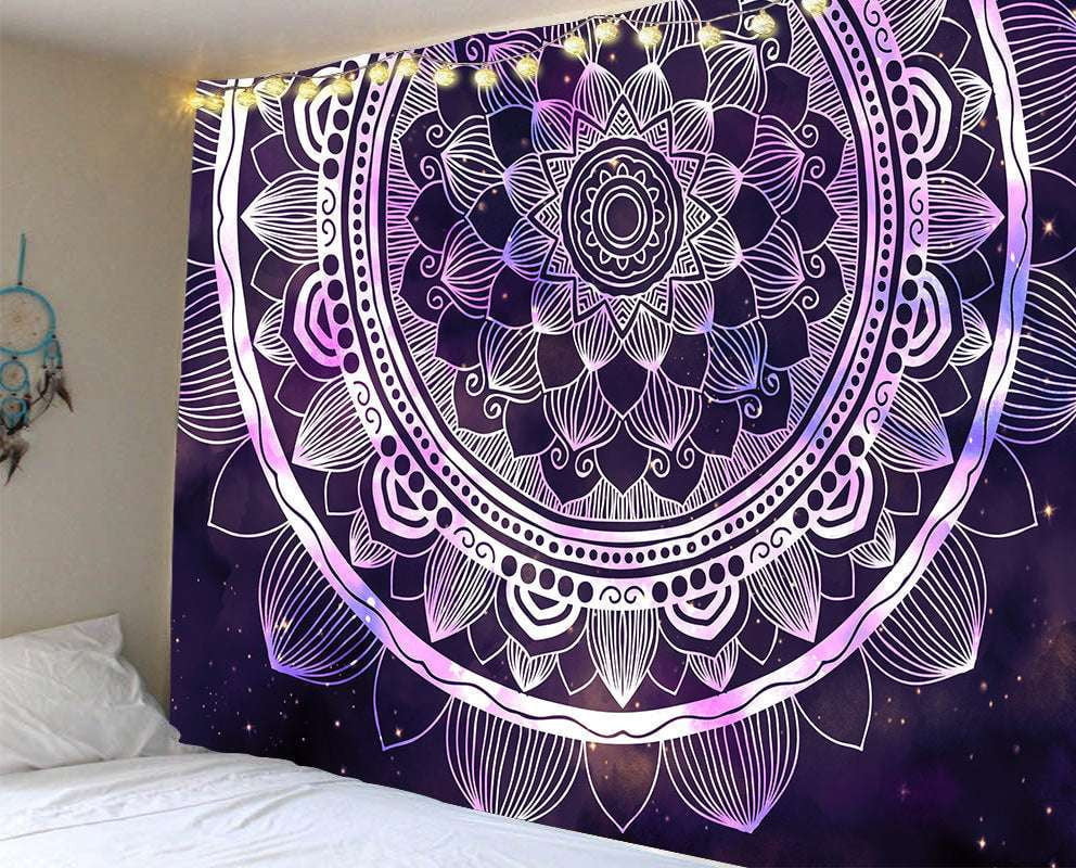 Beach Towel Blanket, Mandala Tapestry Decor, Printed Wall Tapestry - available at Sparq Mart