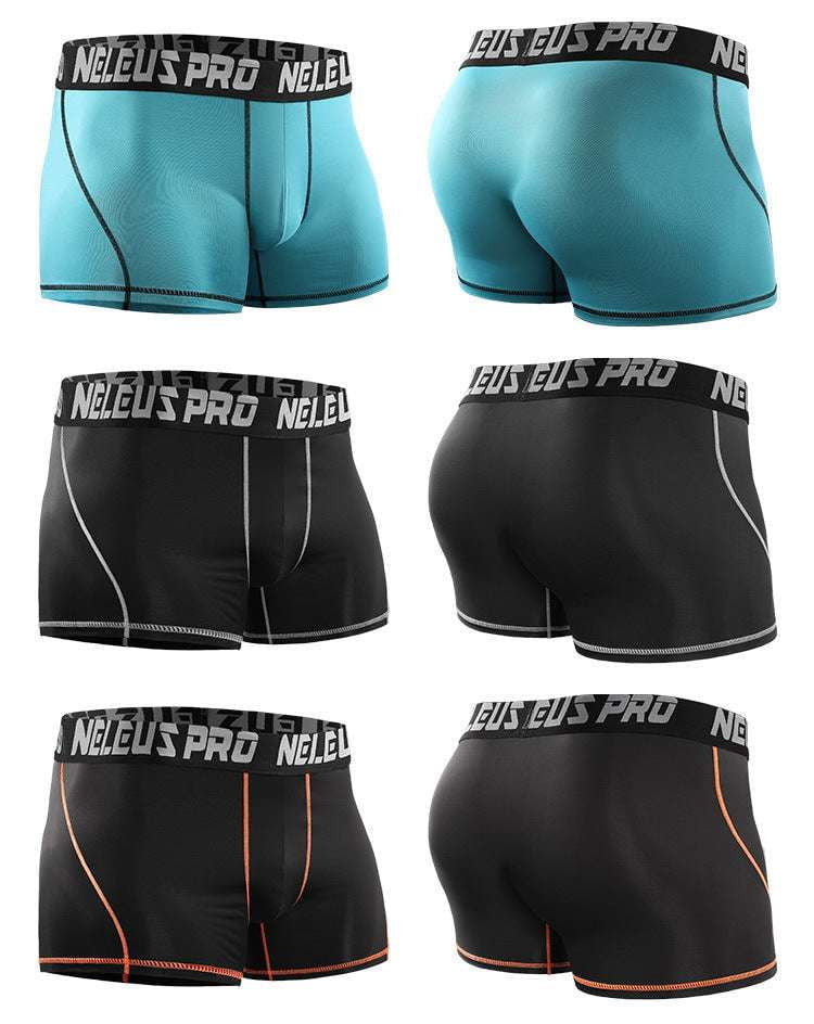 Anti-Chafing Running Gear, Compression Workout Underwear, Men Running Shorts - available at Sparq Mart