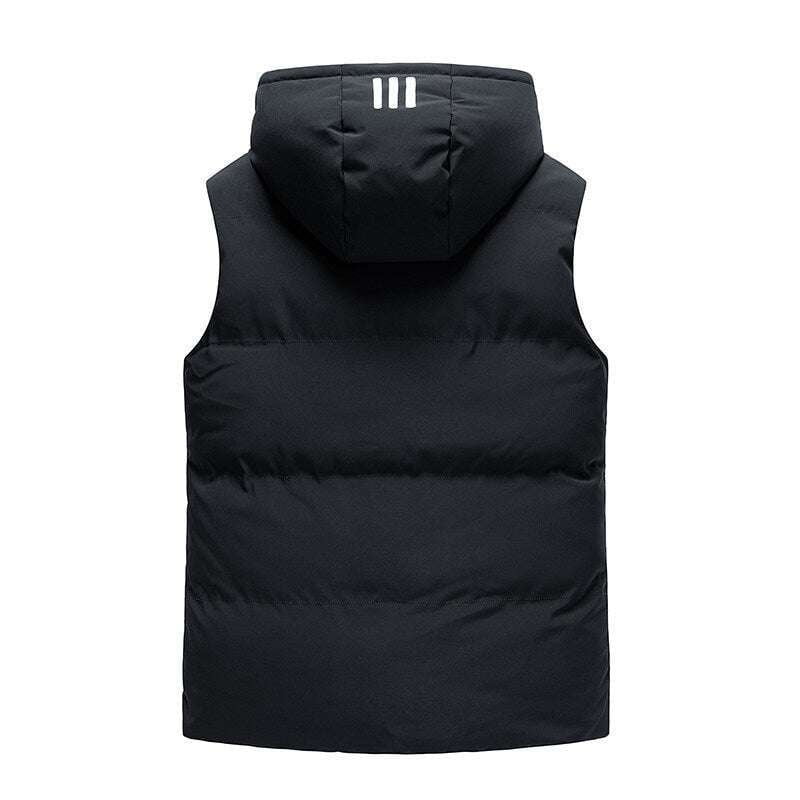 men's warm vest, thick down coat, winter padded jacket - available at Sparq Mart