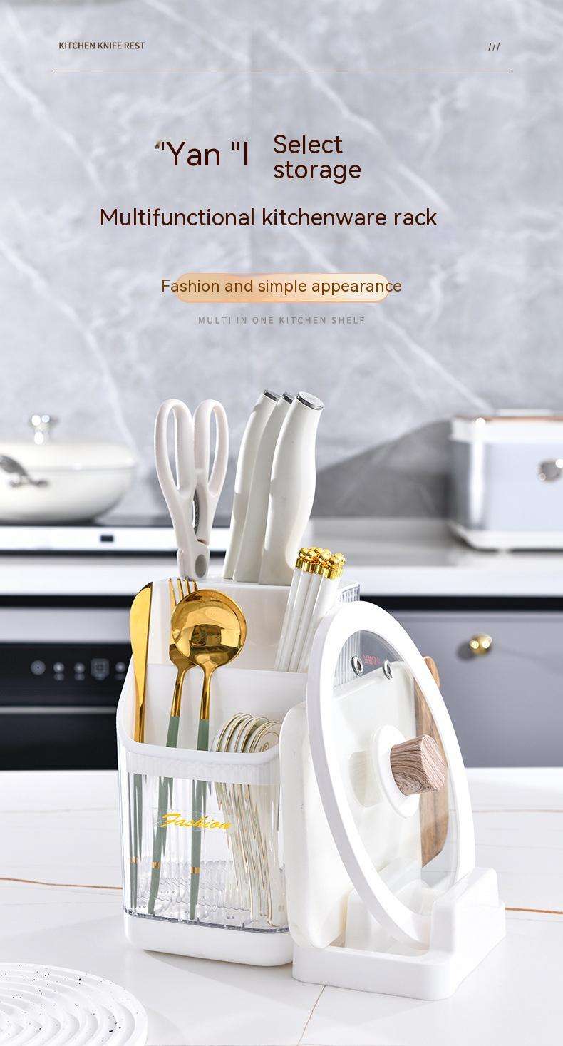 chopsticks holder rack, kitchen shelf organizer, multi-purpose utensil storage - available at Sparq Mart