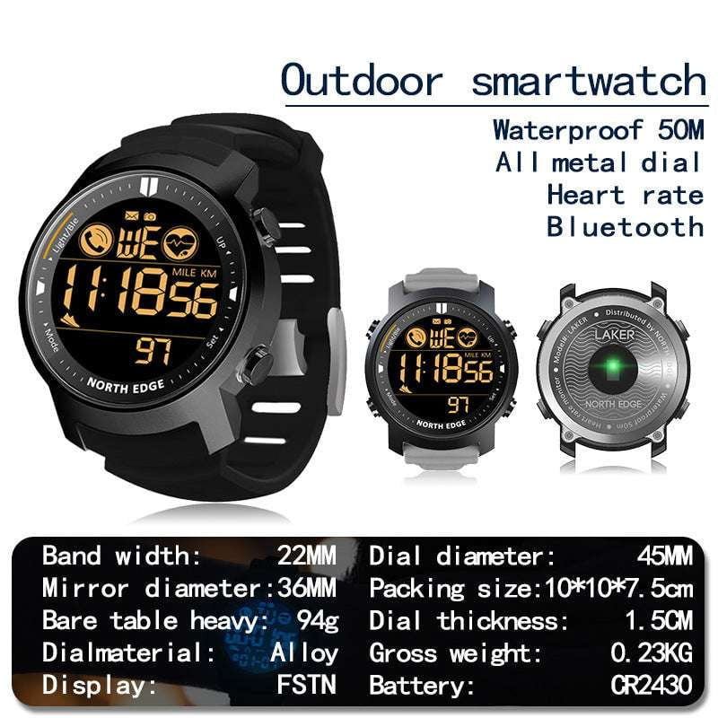 Calorie Tracking Watch, Multifunction Fitness Watch, Step Counter Wristwatch - available at Sparq Mart