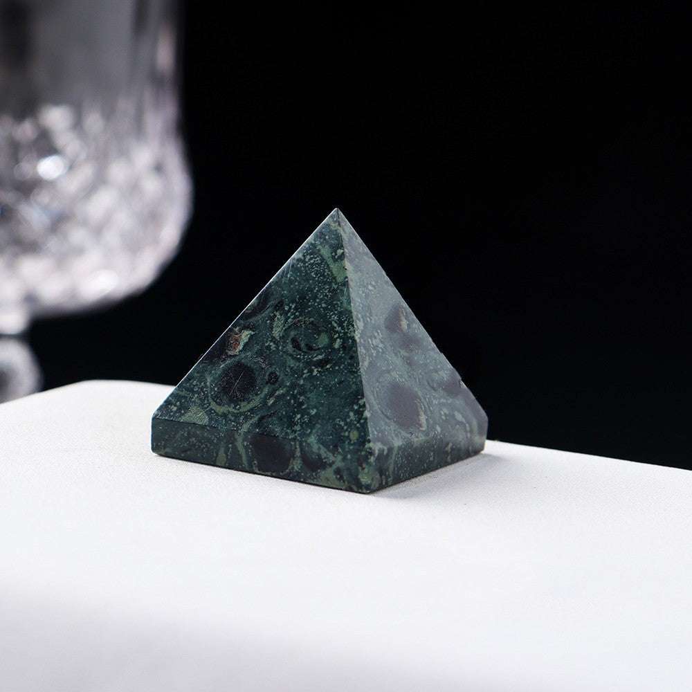 Crystal pyramid ornaments, Gemstone polishing, Sparq Mart - available at Sparq Mart