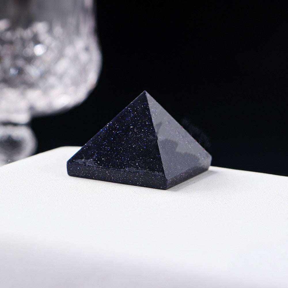 Crystal pyramid ornaments, Gemstone polishing, Sparq Mart - available at Sparq Mart