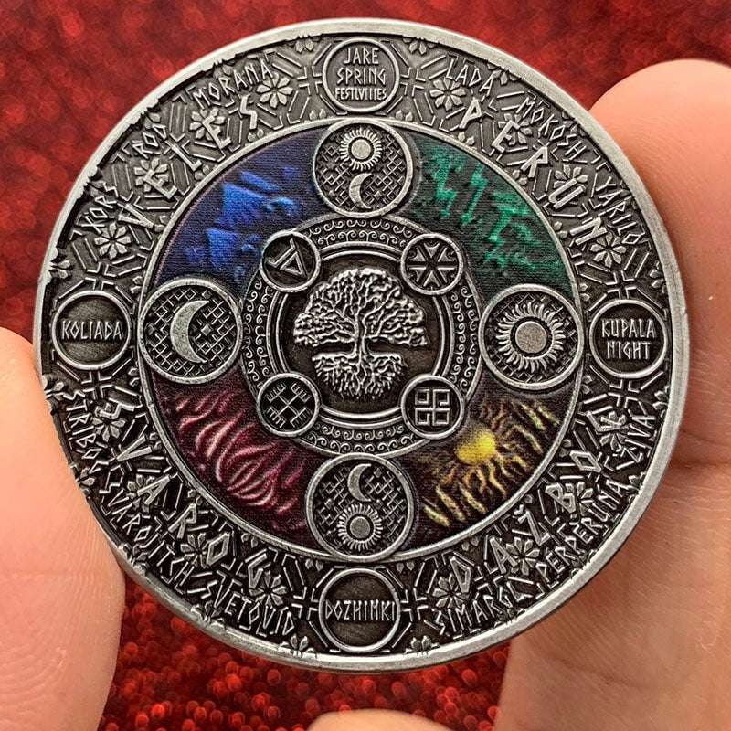 Ancient Collectible Coin, Niue Silver Coins, Tree Array Coin - available at Sparq Mart