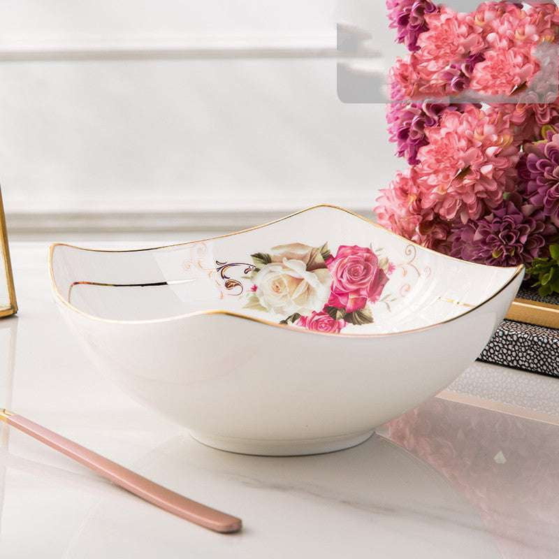 Ceramic Serving Dish, Decorative Salad Bowl, Nordic Salad Bowl - available at Sparq Mart