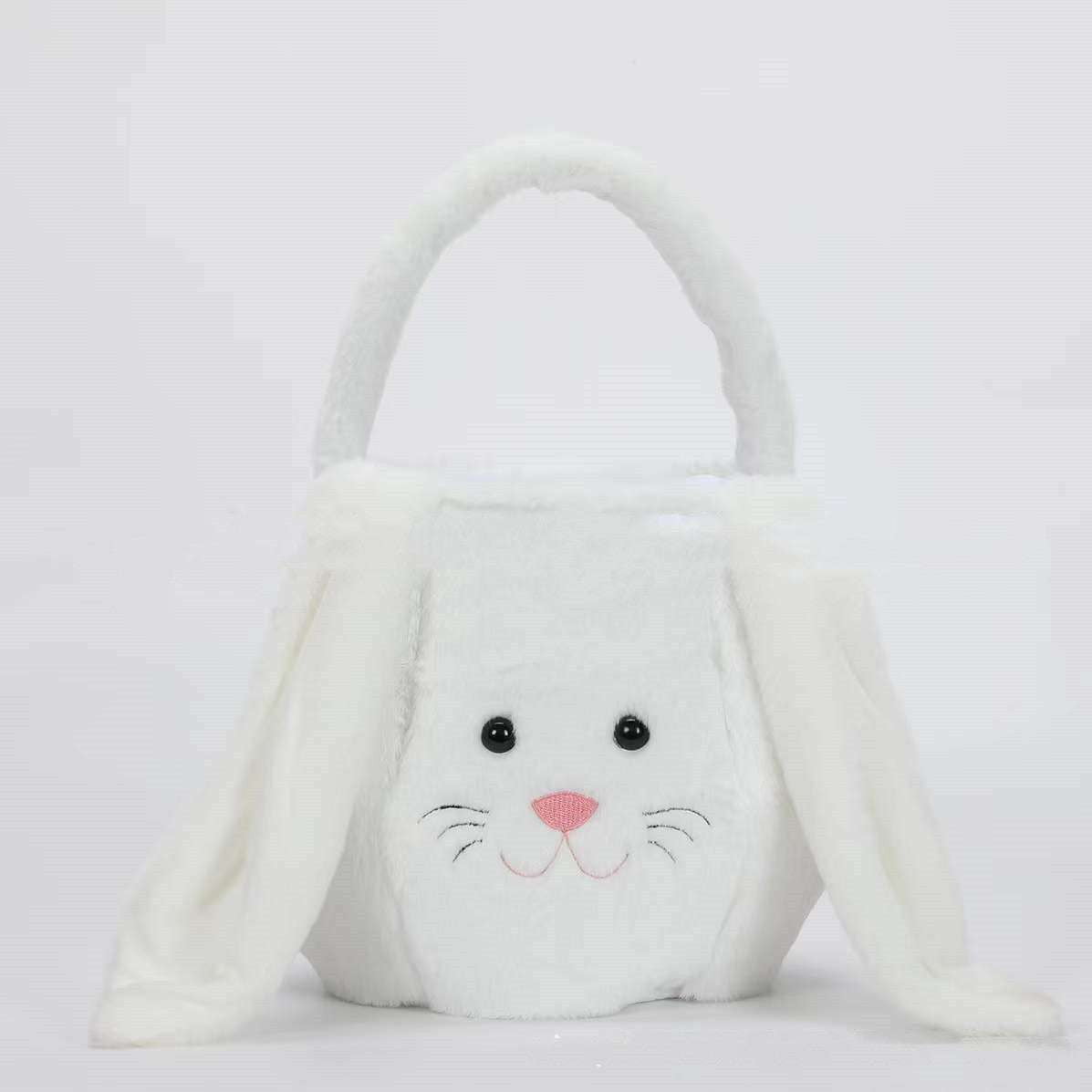 Easter Rabbit Basket, Kids Easter Tote, Plush Gift Basket - available at Sparq Mart