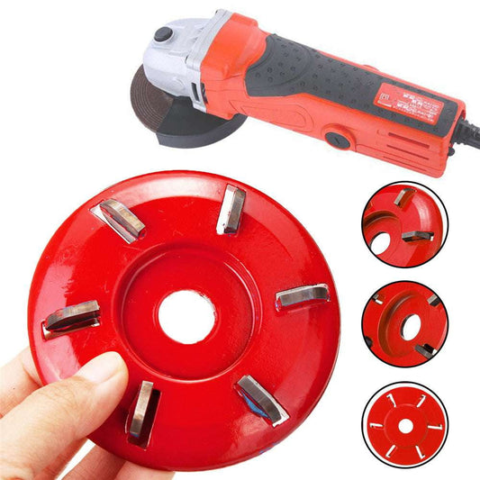 angle grinder attachment, power wood carving disc, woodworking turbo plane - available at Sparq Mart