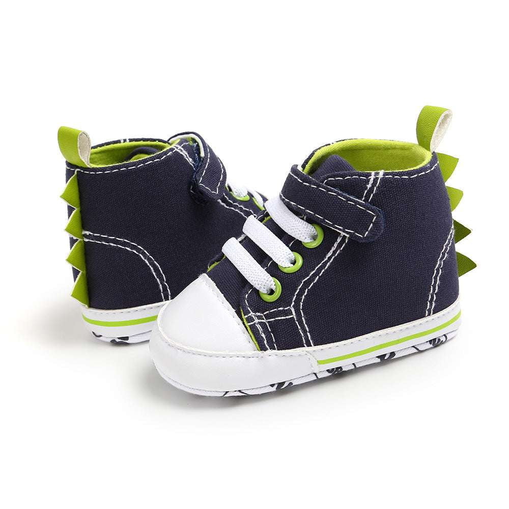 Canvas High-Top Sneakers, Durable Walking Shoes, Stylish Canvas Footwear - available at Sparq Mart