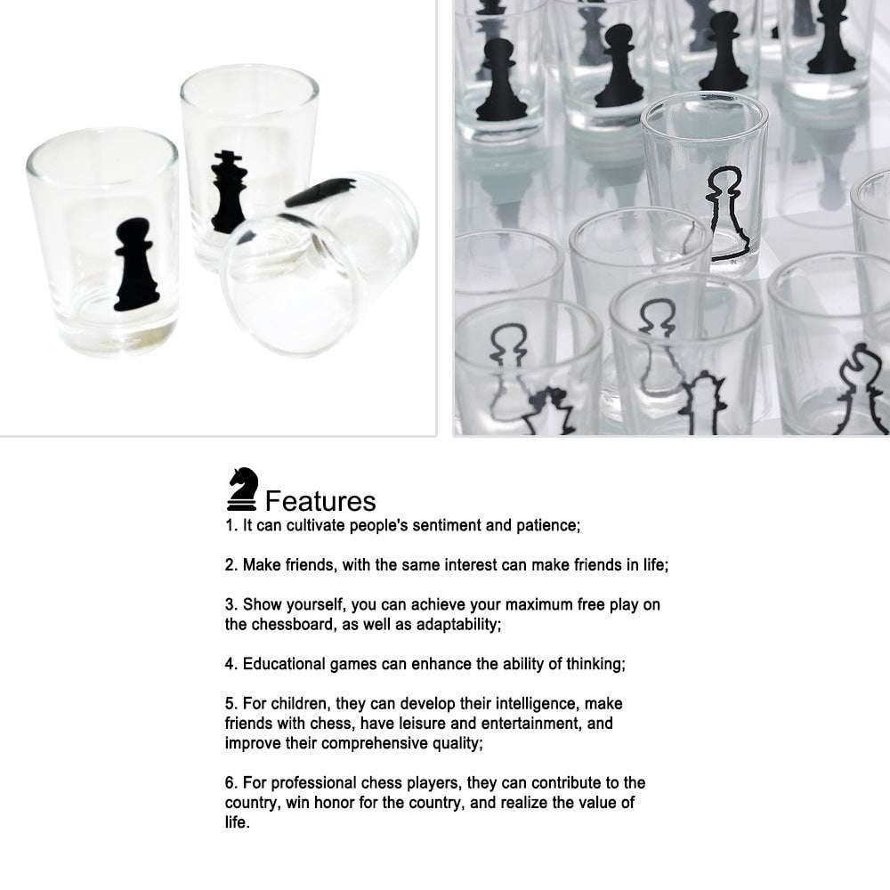 Chess Strategy Set, Chessboard Wine Game, Elegant Game Collection - available at Sparq Mart