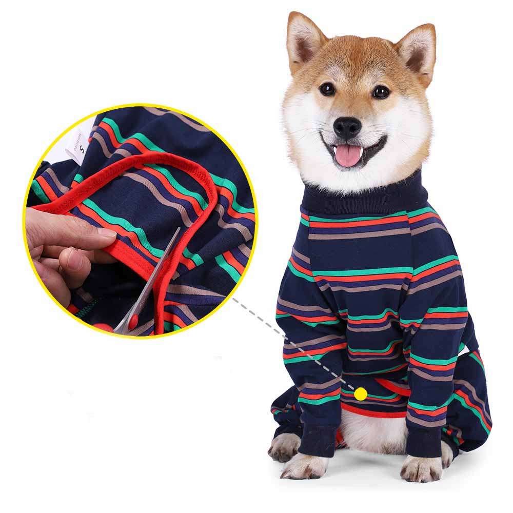 dog pajamas, four-legged pet apparel, high elastic dog clothing - available at Sparq Mart