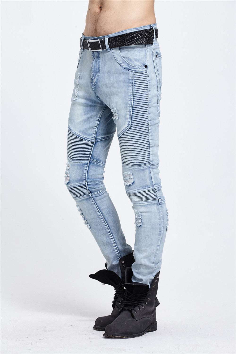 Durable Washed Jeans, Jonas Denim Jeans, Mid Waist Denim - available at Sparq Mart