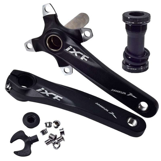 aluminum alloy crankset, integrated crankset upgrade, lightweight bike crank - available at Sparq Mart