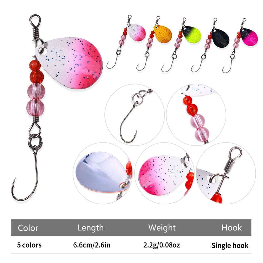 Colorful Fishing Lures, Durable Fishing Tackle, Sequin Fish Bait - available at Sparq Mart